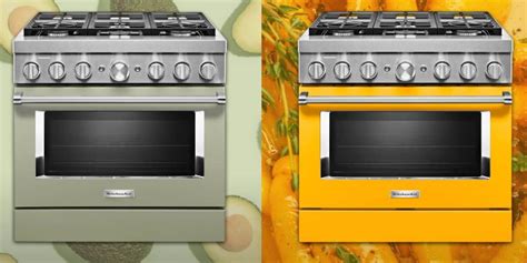 colored gas ranges